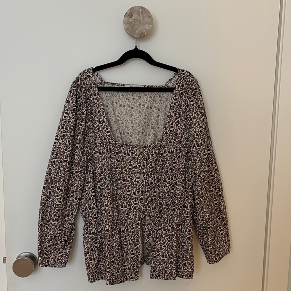 Floral Print Women's Top